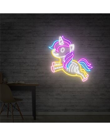 Add a Magical Touch to Your Home, Bar, or Party Decor with the Unicorn Neon Sign - Perfect for Game Rooms, Weddings, and More!