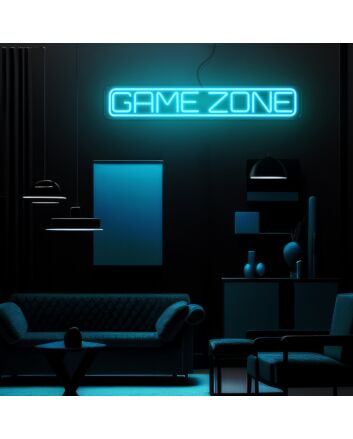 Brighten Your Gaming Room or Add a Cool Vibe to Parties with the Game Zone Neon Sign Gaming Light Up Sign.