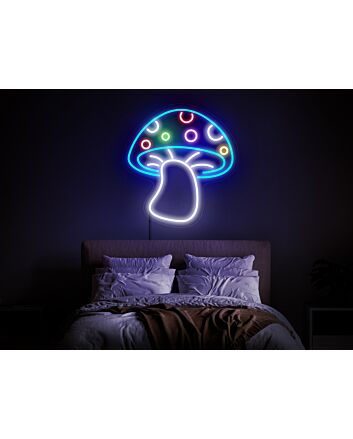 Brighten Your Space for Parties, Bedrooms, and Bars with the Mushroom Neon Sign - A Cool Addition to Any Decor!