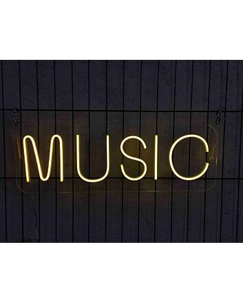 Jazz up Your Home, Bar, or Music Venue with the Vibrant Music Neon Sign LED Wall Light – Perfect for Creating a Live Music Ambiance.