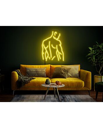 Elevate Your Bar, Home Decor, or Party Ambiance with the Aesthetic Naked Man Neon Sign - Perfect for Creating a Bold Statement.