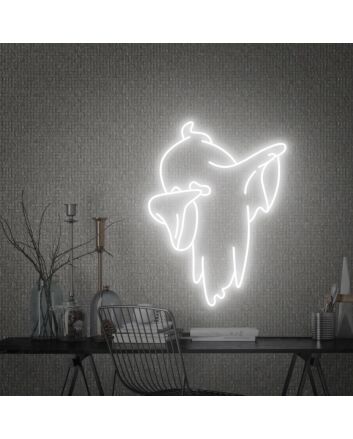 Brighten Your Halloween Party and Home with the Ghost Spooky Halloween LED Neon Sign - Perfect for Wall Art and Adding a Haunting Vibe to Bars and Events