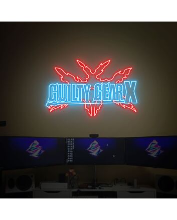 Elevate Your Gaming Space or Surprise Your Boyfriend with the Guilty Gear Led Neon Sign, Perfect for Bedrooms, Game Rooms, and Bars.