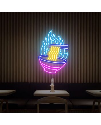 Add a Touch of Tokyo to Your Space: Ramen Led Neon Sign Japanese Noodles Decor for Home, Office, Bars, and Culinary-Themed Events.