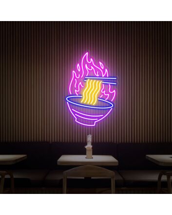 Add a Touch of Tokyo to Your Space: Ramen Led Neon Sign Japanese Noodles Decor for Home, Office, Bars, and Culinary-Themed Events.