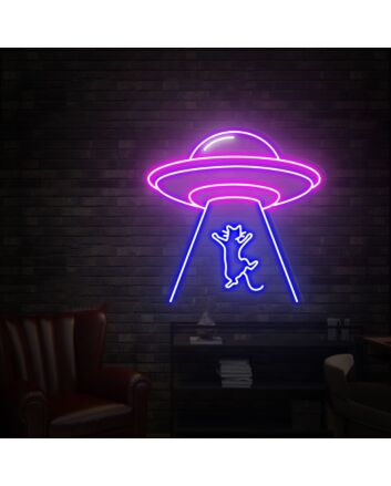 Brighten Your Nights: Ufo Led Neon Sign for Lively Home Ambiance, Bedroom Chic, and Electrifying Party Vibes