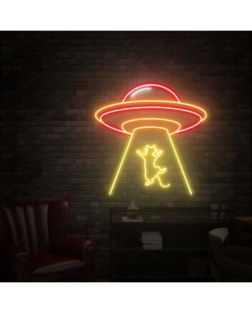 Brighten Your Nights: Ufo Led Neon Sign for Lively Home Ambiance, Bedroom Chic, and Electrifying Party Vibes