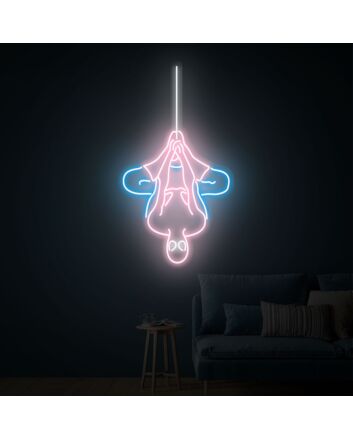 Brighten Your Child&#039;s Bedroom and Celebrate in Style with Wall Art Nursery Spiderman Neon Superhero Decor for Kids Room, Perfect for Birthdays and Themed Parties.