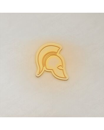 Warrior Helmet LED Sign