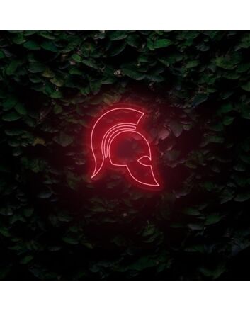 Warrior Helmet LED Sign