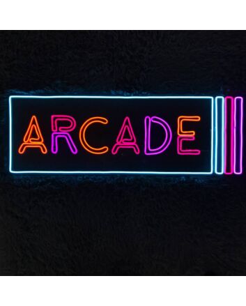 Level Up Your Entertainment Space: Perfect for Home, Bar, and Arcade with the Arcade Game Machine LED Neon Sign