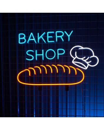 Brighten Your Bakery Entrance and Celebrate Special Occasions with the Bakery Shop Open Led Neon Sign Bakery Open Bread Led Sign Custom.