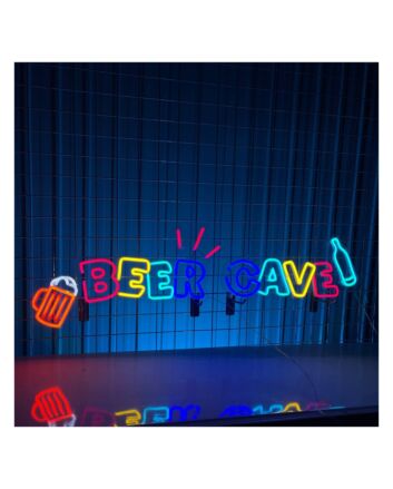 Enhance Your Space with the Versatile Beer Cave LED Neon Sign for Restaurant, Bar, Home, and Event Decorations