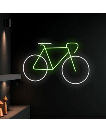 Rev up your space with the Bicycle Led Neon Sign - Perfect for Bicycle Stores, Man Caves, and Trendy Bars.