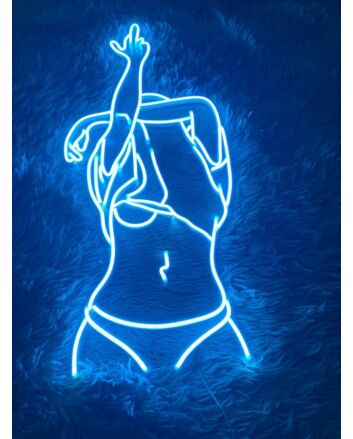 Brighten Up Your Bar, Bedroom, or Bachelor Pad with Bikini Woman Naked Led Neon Sign Woman Neon Led Sign Blue.