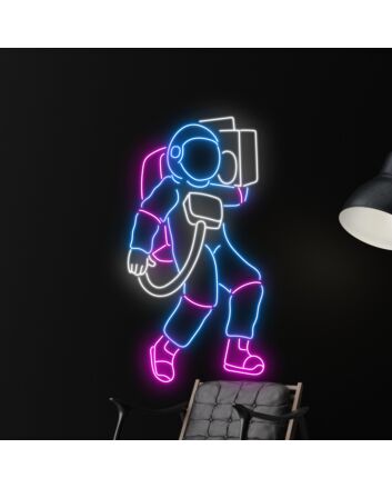 Add Retro Flair to Your Space: Carrying Cassette Led Neon Sign for Home Decor, Office Vibes, and Club Ambiance.