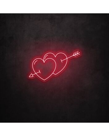 Heart Arrow LED Neon Sign