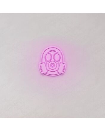 Gas Mask LED Neon Sign