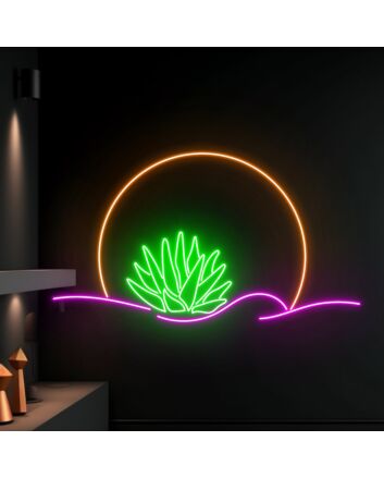 Brighten Up Your Coffee Bar, Club, and Home Gatherings with Desert Led Neon Sign Decor.