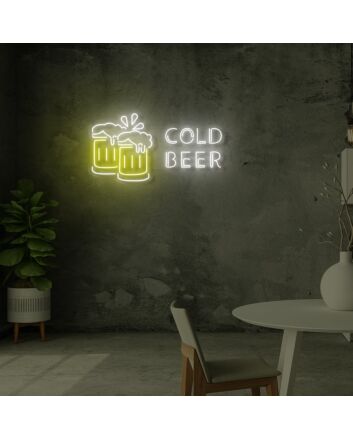 Customize Cold Beer LED Sign