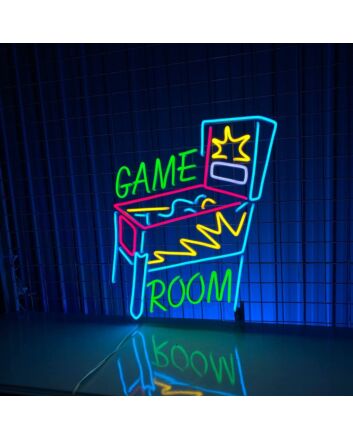 Elevate Your Game Night: Versatile Game Room Led Neon Sign for Arcade, Bar, and Man Cave Décor, Perfect for Home Entertainment and Parties