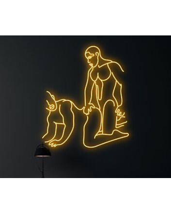 Brighten Up Your Home, Bar, or Wedding with a Gay Couple Making Love Led Neon Sign Light: A Symbol of Love and Inclusion.