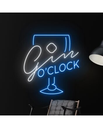 Brighten Your Bar, Restaurant, or Kitchen with the Gin Wine Neon LED Sign, Perfect for Sophisticated Ambiance and Celebrations.