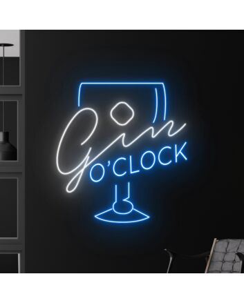 Brighten Your Bar, Restaurant, or Kitchen with the Gin Wine Neon LED Sign, Perfect for Sophisticated Ambiance and Celebrations.