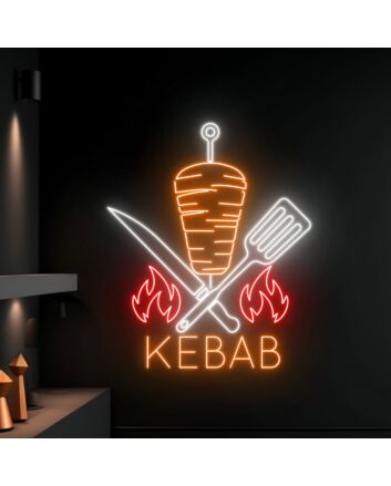 Elevate Your Dining Experience: Hot Grill BBQ LED Neon Sign - Perfect for Kitchens, Restaurants, and Outdoor Party Decor.