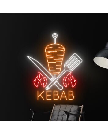 Elevate Your Dining Experience: Hot Grill BBQ LED Neon Sign - Perfect for Kitchens, Restaurants, and Outdoor Party Decor.