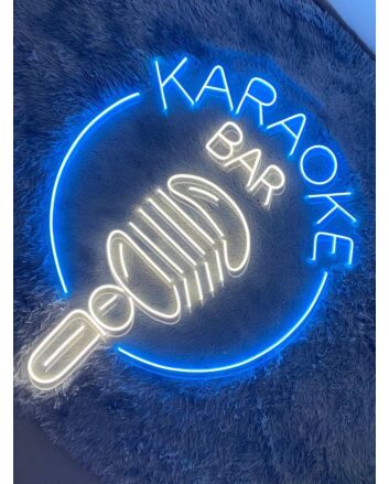 Elevate Your Entertainment Space - Perfect for Parties, Home Bars, and Podcast Studios with the Karaoke Bar Led Neon Sign Podcast Neon Led Light.