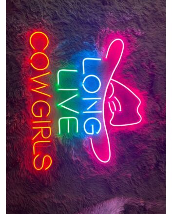 Long Live Cowgirl Led Neon Sign Texas Cowgirl Neon Led Sign