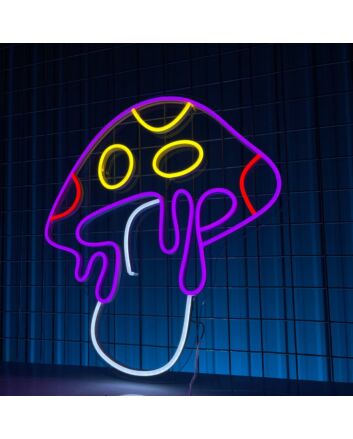 Melting Mushrooms Led Neon Sign Mushrooms Led Sign Mushrooms Led Light