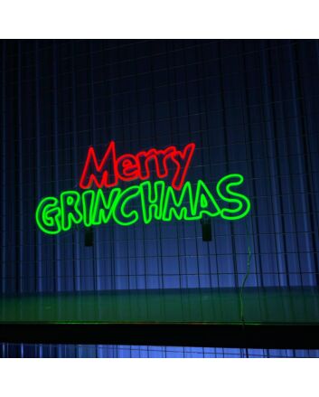 Merry Grinchmas Led Neon Sign Custom Text Grinchmas Led Neon Sign