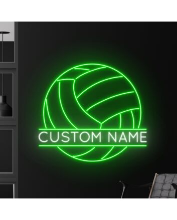 Name Volleyball Led Neon Sign Sport Club Decor