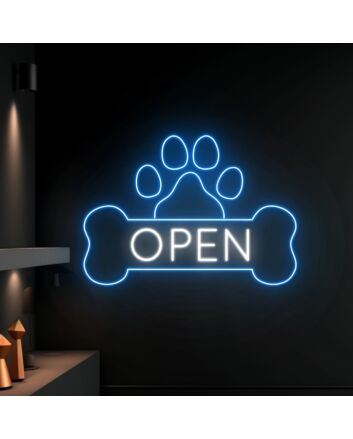Pet Spa Open Grooming Led Neon Sign Animal Lover Neon Light