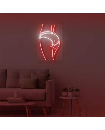 Peachy Bum LED Sign