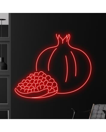 Pomegranates Led Neon Sign Fruit Led Light Restaurant Room Decor Bar Club Decor