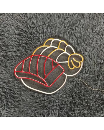 Sashimi Japanese Logo Decor Sushi Hanging Led Neon Sign Light Sushi Store Wall Decor