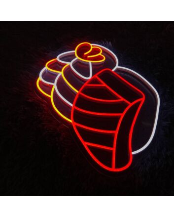 Sashimi Japanese Logo Decor Sushi Hanging Led Neon Sign Light Sushi Store Wall Decor