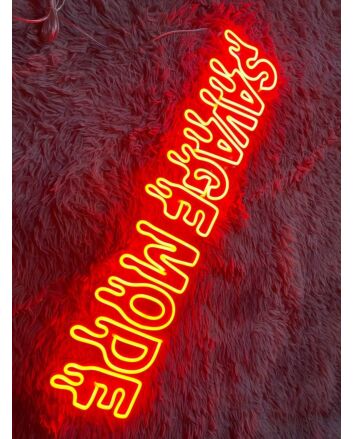 Savage Mode Quote Neon Led Sign Quote Pub Bar Hanging Led Neon Sign