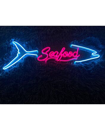 Sea Food Led Neon Sign Seafood Restaurant Led Sign Seafood Market