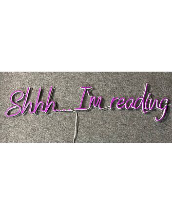 Shhh Im Reading Led Neon Sign
