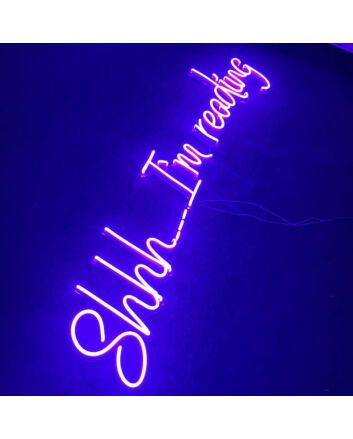 Shhh Im Reading Led Neon Sign