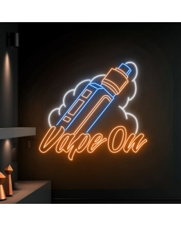 Smoking Machine Led Sign Wall Led Art