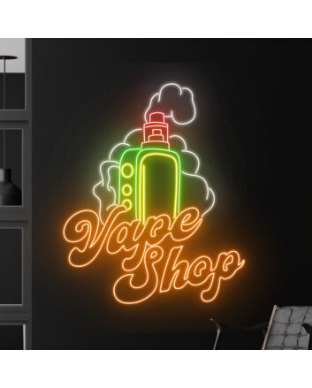 Smoking Shop Led Neon Sign Wall Led Art Leaf Led Light Smoking Sign