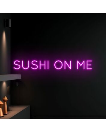 Sushi Hanging Led Neon Sign Light Sushi Store Wall Decor
