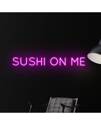 Sushi Hanging Led Neon Sign Light Sushi Store Wall Decor