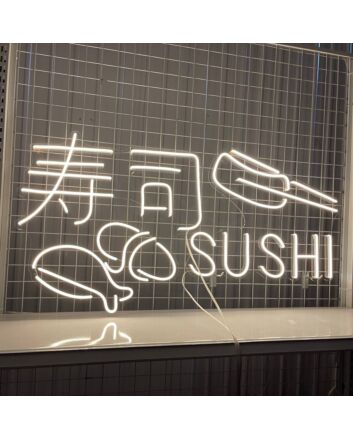 Sushi Logo Restaurant Led Neon Sign Light Sushi Store Wall Deco