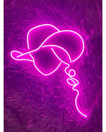 Texas Cowgirl Neon Led Sign Cowgirlled Led Neon Sign Light Bar Decor